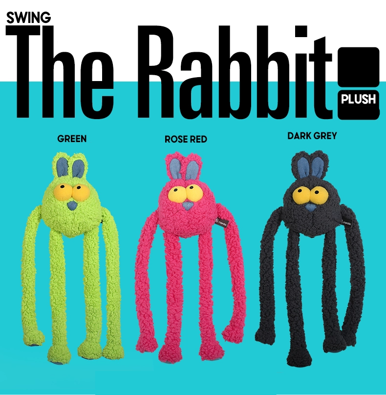 Swing Rabbit Dark Grey | Pet Toys