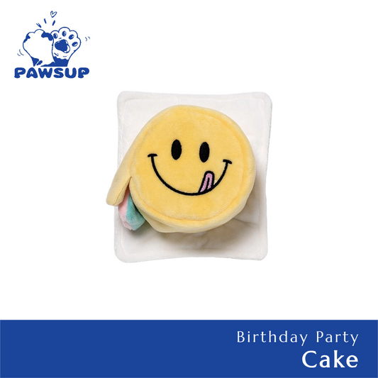Paw-Birthday Cake | Crinkle Pet Toys