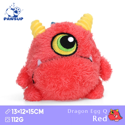 Dragon Egg Q - Red | Dog Toys with Spiky Dog Balls