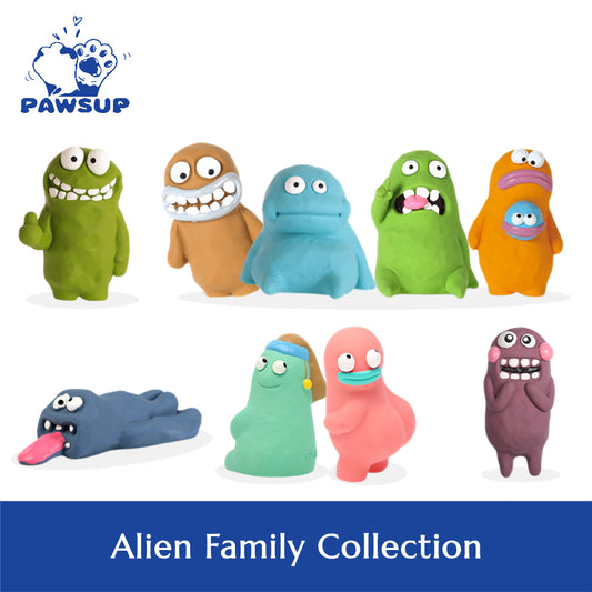 Alien Family Dog Toy Collection