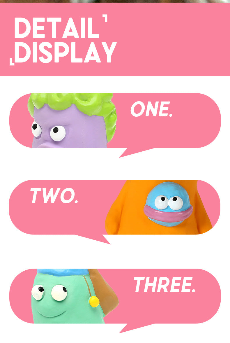 Alien Family | Clay Sculpture Little Patato | Dog Toy