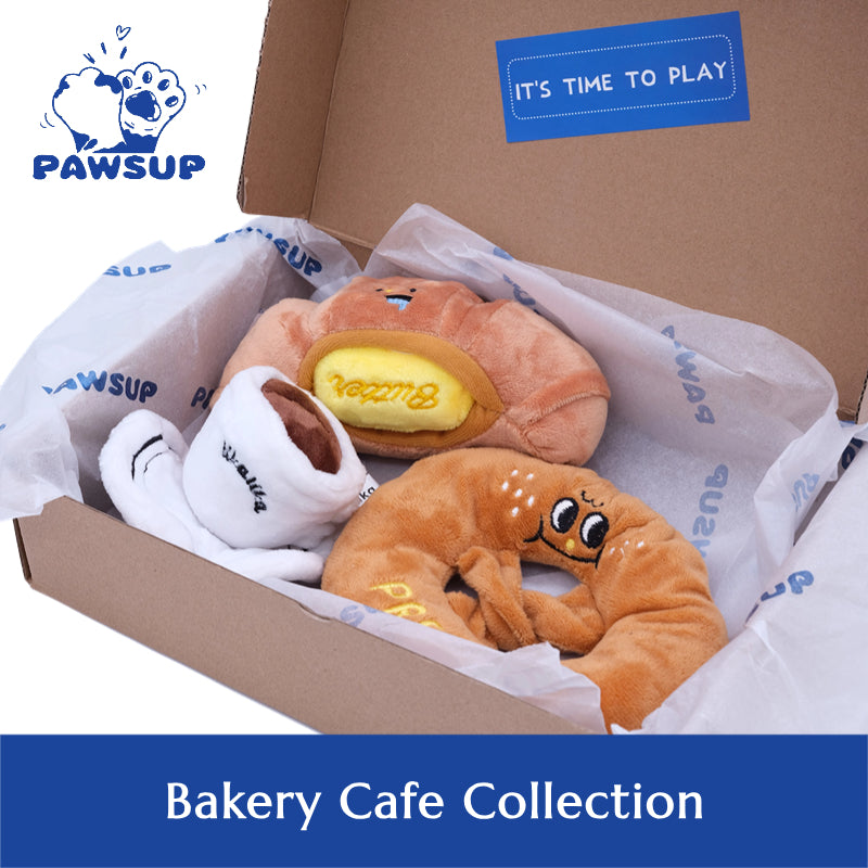 Bakery Cafe Dog Toy Collection