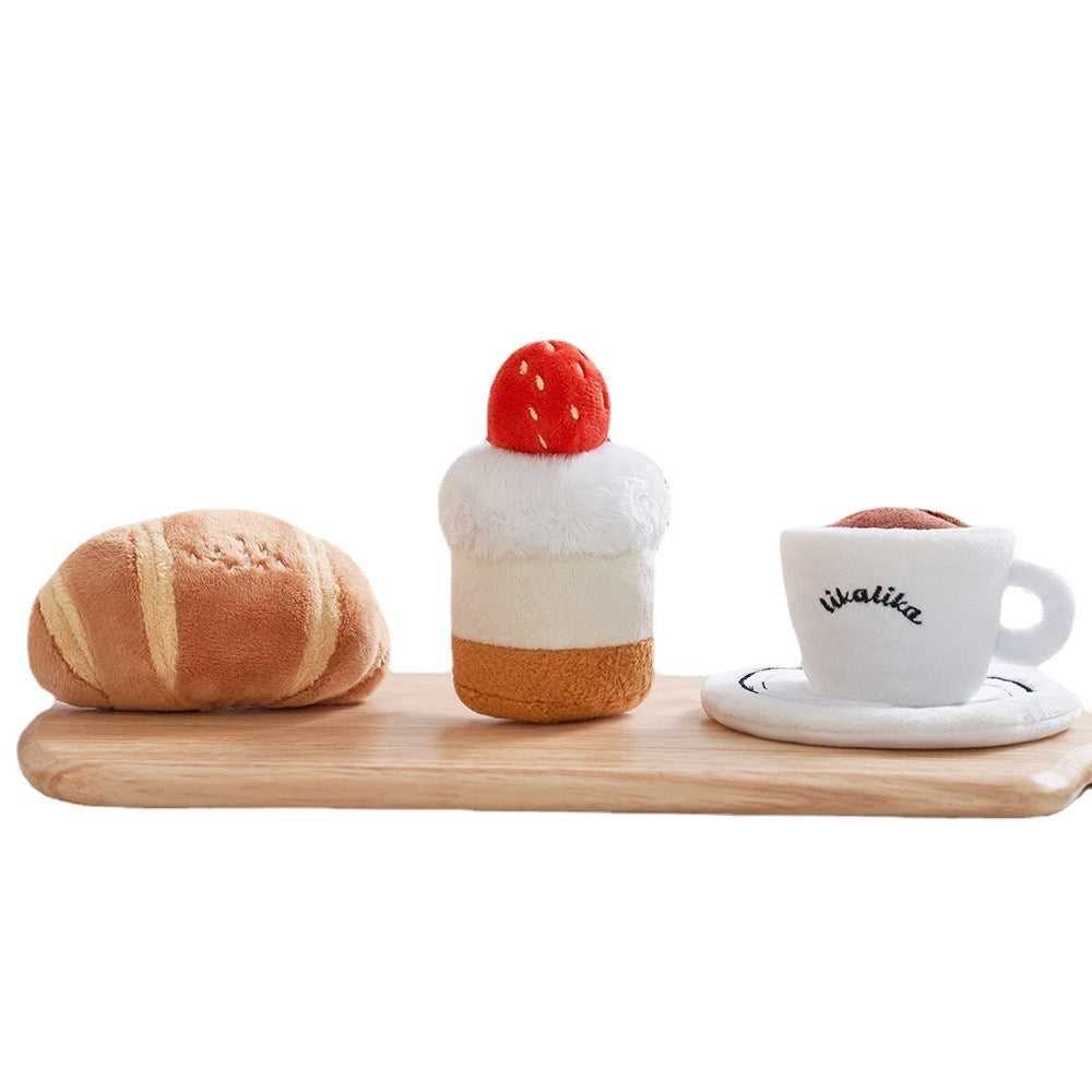 Bakery Cafe Dog Toy Collection