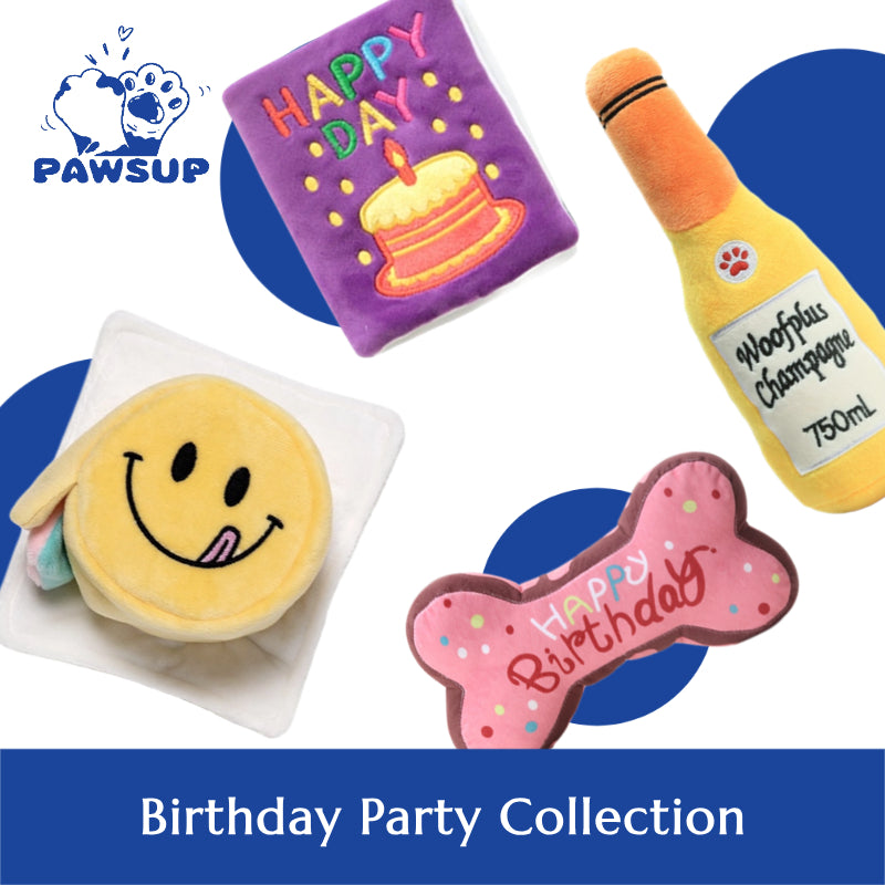 Birthday Party Dog Toy Collection