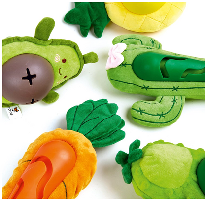 Veggie Lover Dog Toy Collection