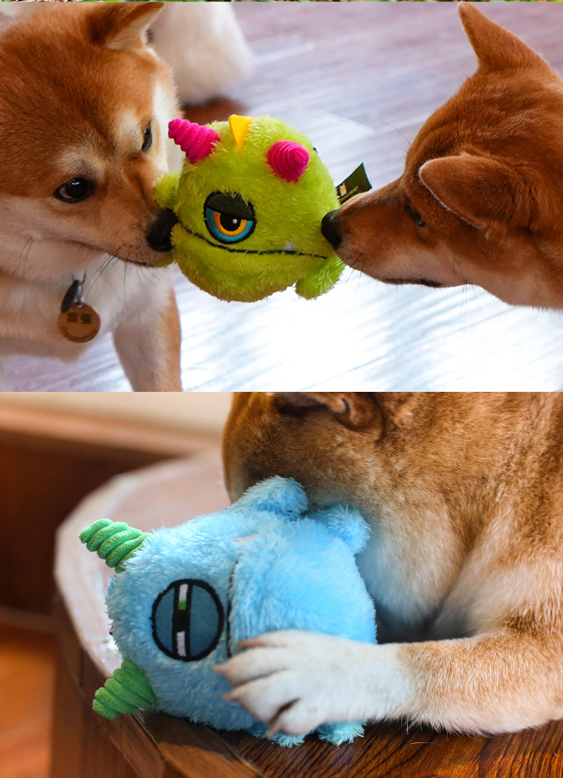 Dragon Egg Q - Green | Dog Toys with Spiky Dog Balls