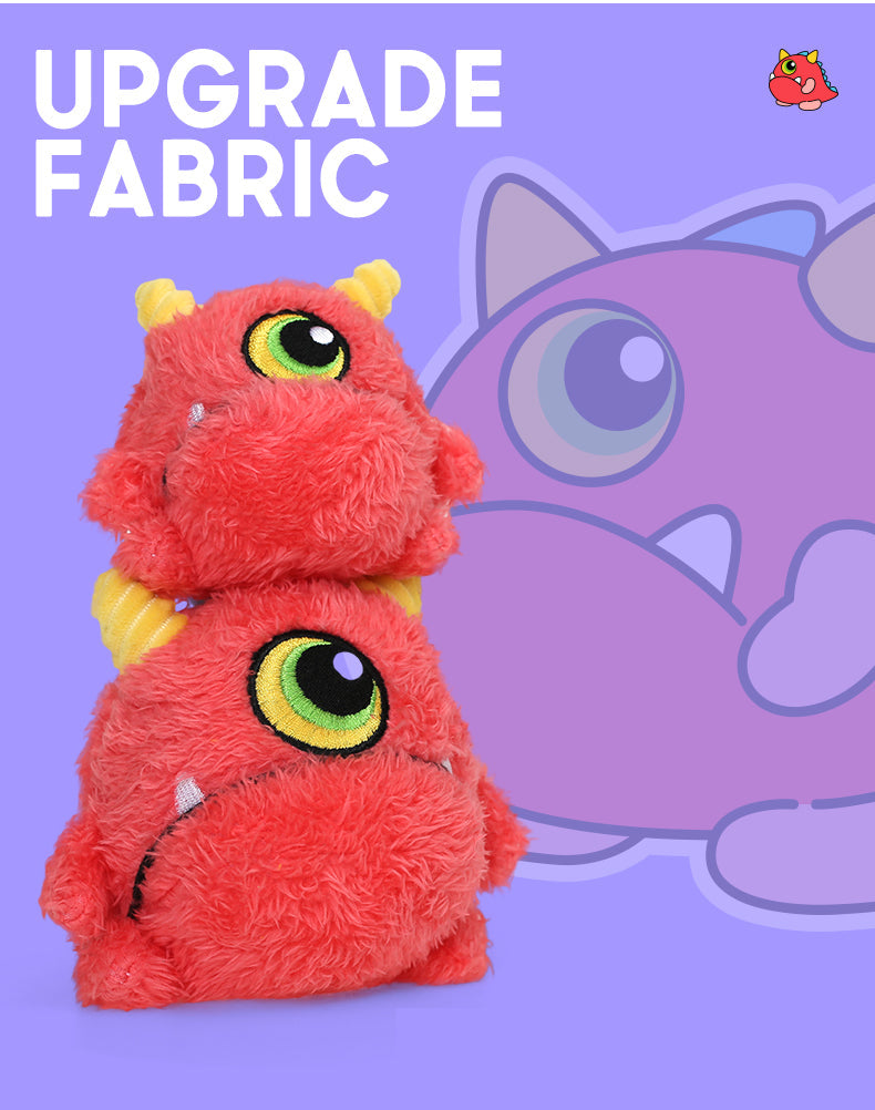 Dragon Egg Q - Red | Dog Toys with Spiky Dog Balls