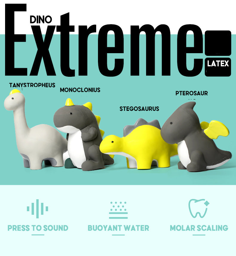 Extreme Dino | Monoclonius | Dinosaurs Series | Latex Sounding Dog Chew Toy