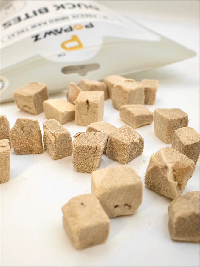 POPAWZ Freeze Dried Duck Bites 50g