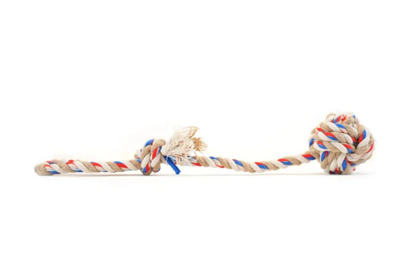 Teething Flossy With Ball Rope Dog Toy | Pet Toys