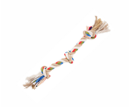 Teething Flossy 3 Knots Rope | Dog Toys