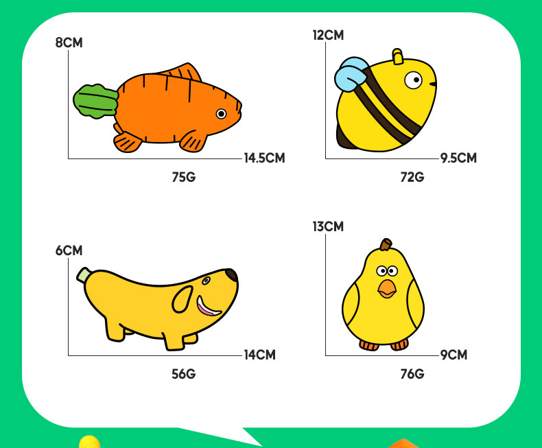 Fruit Animals | Lemon Bee | Dog Toy