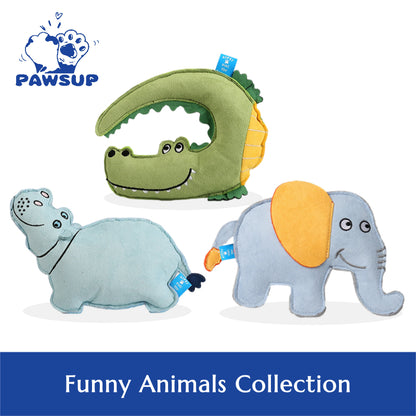 Funny Animals Dog Toy Collection