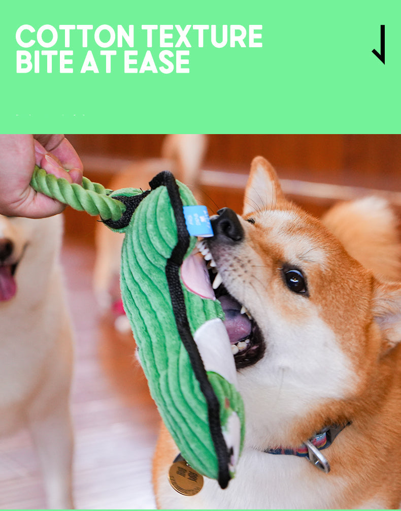 Handle Animals Bear | Plush Handle Rope Pull Toy | Dog Toy