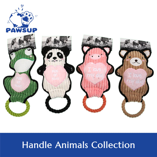 Handle Animals Dog Toy Collection