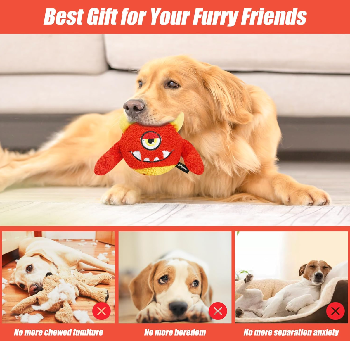 Q Treasure Monster Dog Toy Collection (Large)