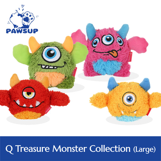 Q Treasure Monster Dog Toy Collection (Large)