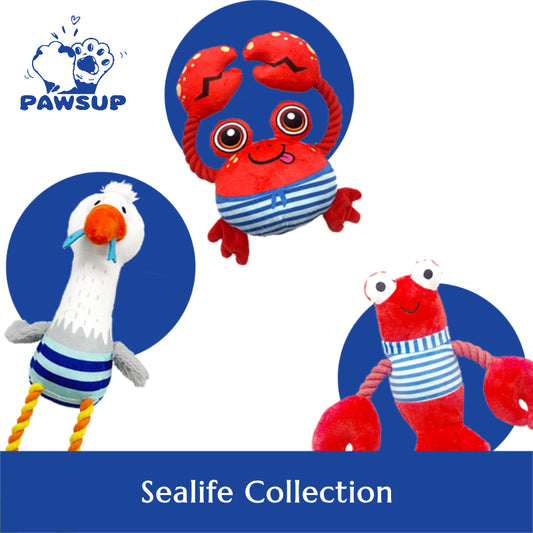 Sealife Dog Toy Collection