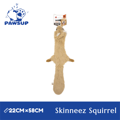 Wildlife Toy | Squirrel | Skinneez Stuffless Crinkle Dog Toy