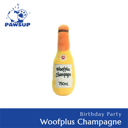 Paw-Birthday Woofplus Champagne | Pet Toys | Dog Toys