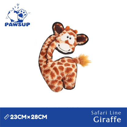 Safari Line Giraffe | Plush Squeaky Dog Toy