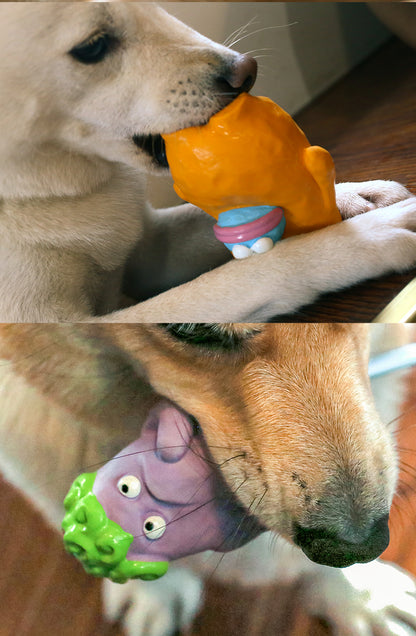 Monster Dog Toy Orange Collection