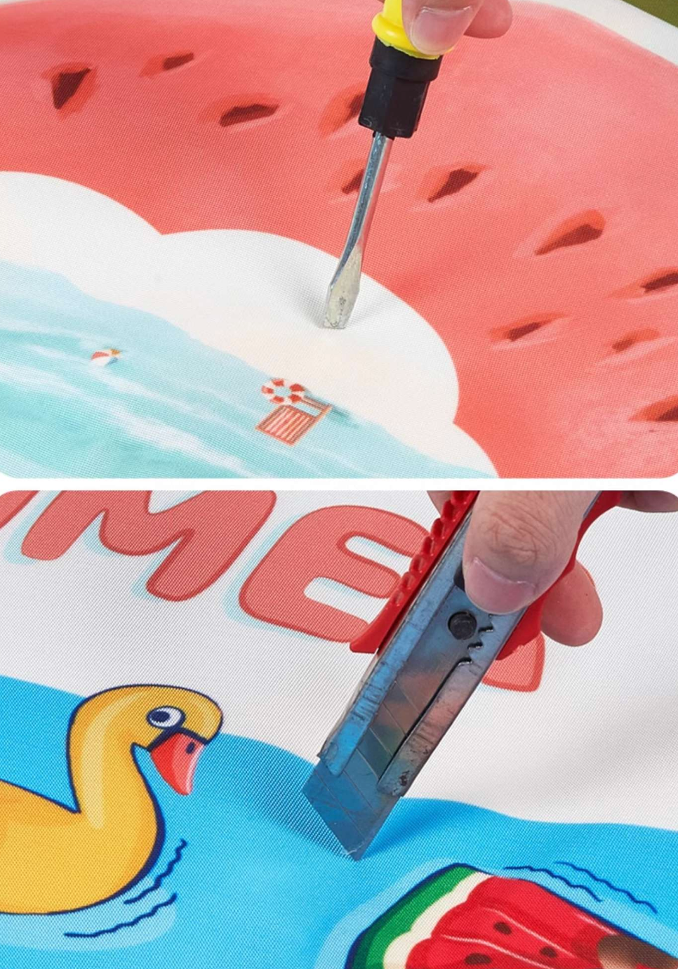 Summer Time Cooling Mat - Watermelon Beach