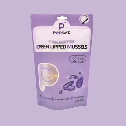 POPAWZ Freeze Dried Green Lipped Mussels 50g