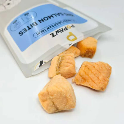 POPAWZ Freeze Dried King Salmon Bites 70g