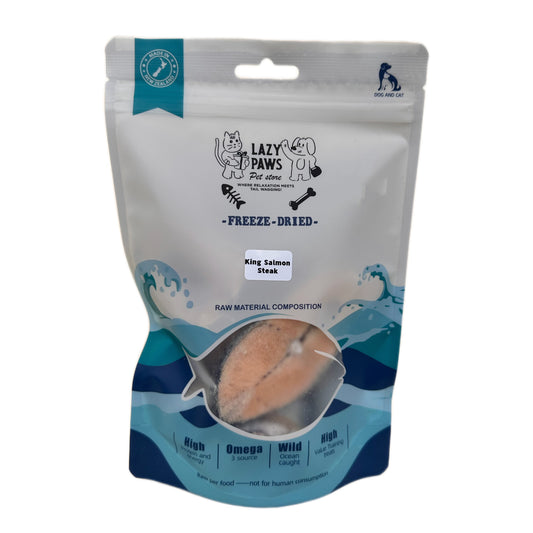 Lazy Paws Salmon Steak 50g