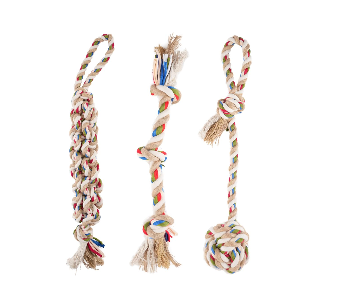 Teething Flossy Rope Dog Toy Collection