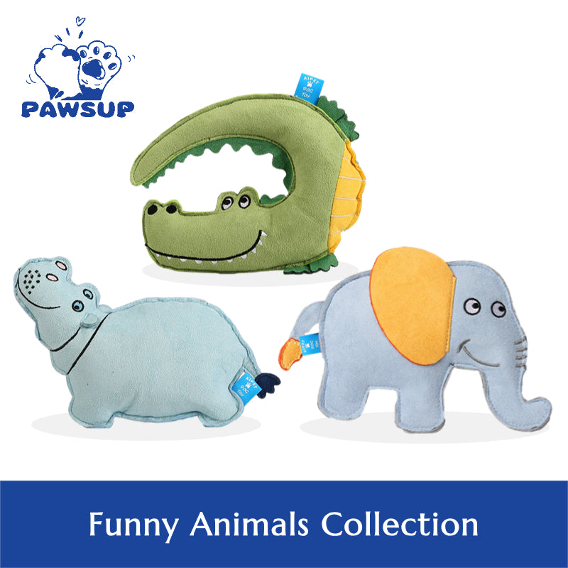 Funny Animals Dog Toy Collection