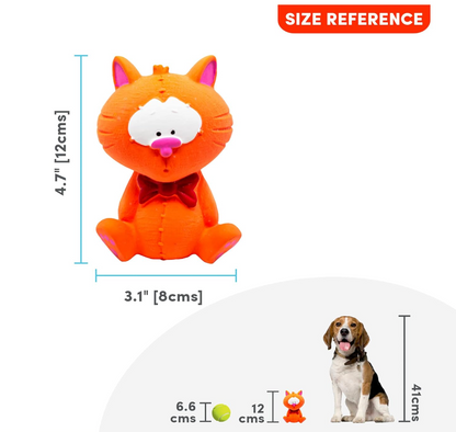 Puppy Teething Toy | Latex Bi Small Cat Squeakers Dog Toy