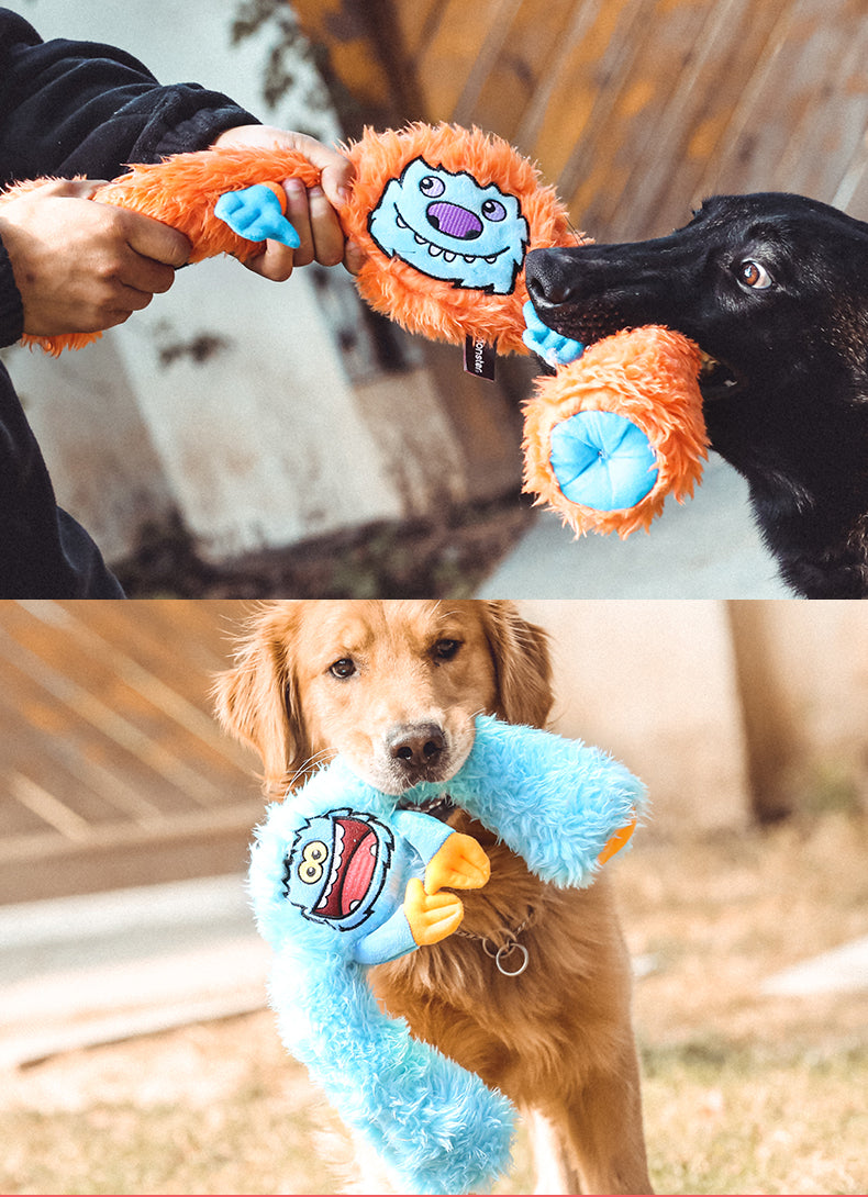 Monster Dog Toy Blue Collection