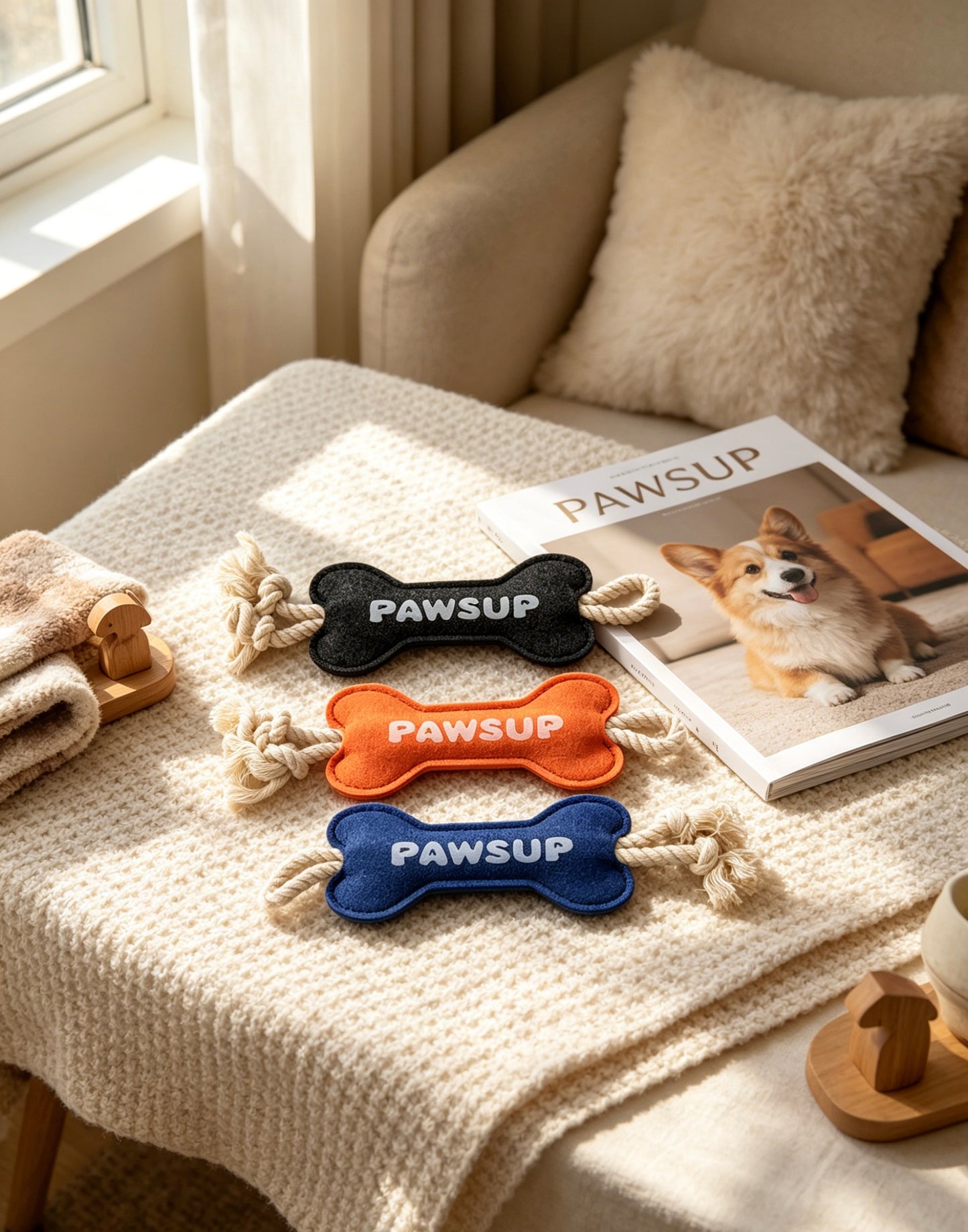 Pawsup | Signature Felt Rope Toy