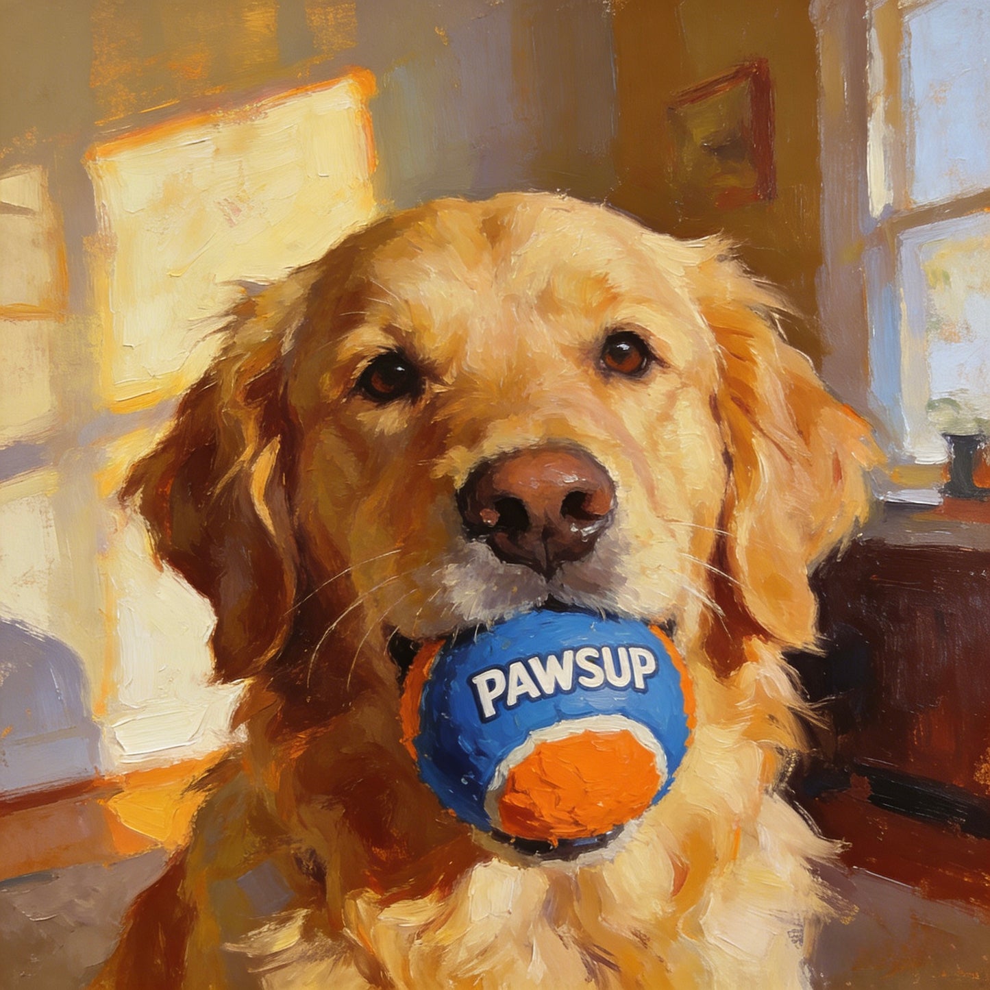 Pawsup | Tennis Ball with Squeaker