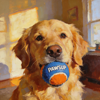 Pawsup | Tennis Ball with Squeaker