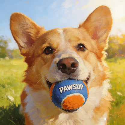Pawsup | Tennis Ball with Squeaker
