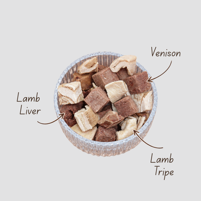 03 Pasture Recipe | Venison, Lamb Tripe & Lamb Liver 125g