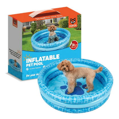 Inflatable Swimming Pet Pool 100cmx26cm