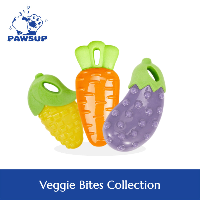 Veggie Bites Dog Toy Collection (Large)