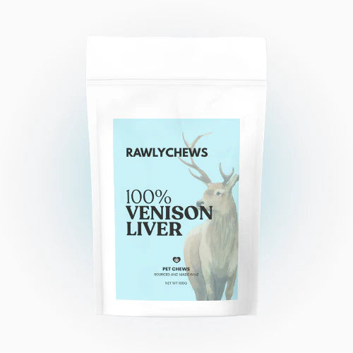 Rawly Chews Venison Liver 200g